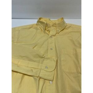 Brooks Brothers Long Sleeve Button Up Size 16-5 Yellow‎ See Pics